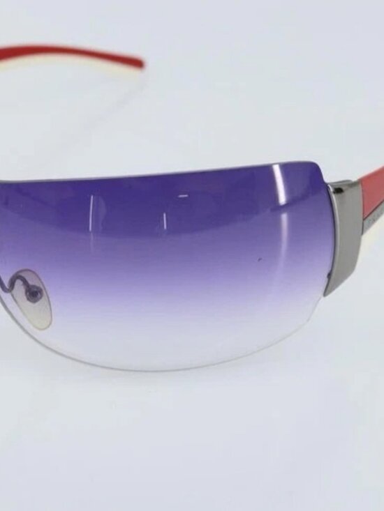 PRADA Sunglasses plastic Purple Auth bs33479 main image 7